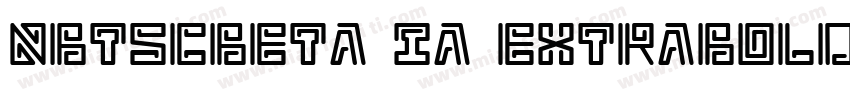 NBTSCBETA IA ExtraBold字体转换